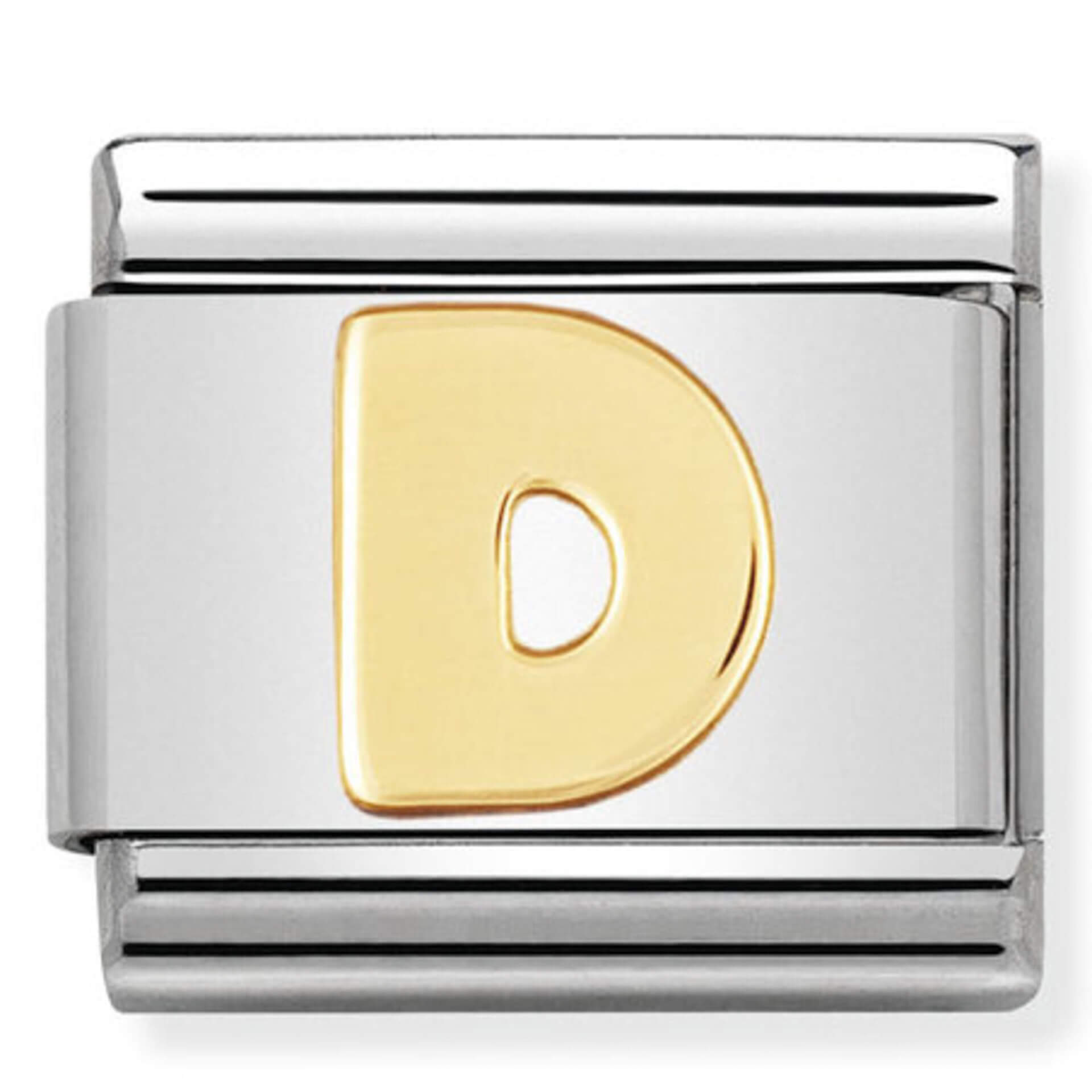 Nomination Gold Letter D