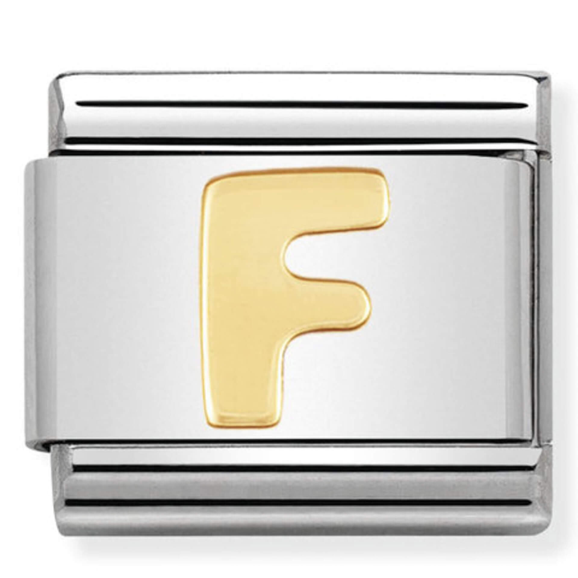 Nomination Gold Letter F