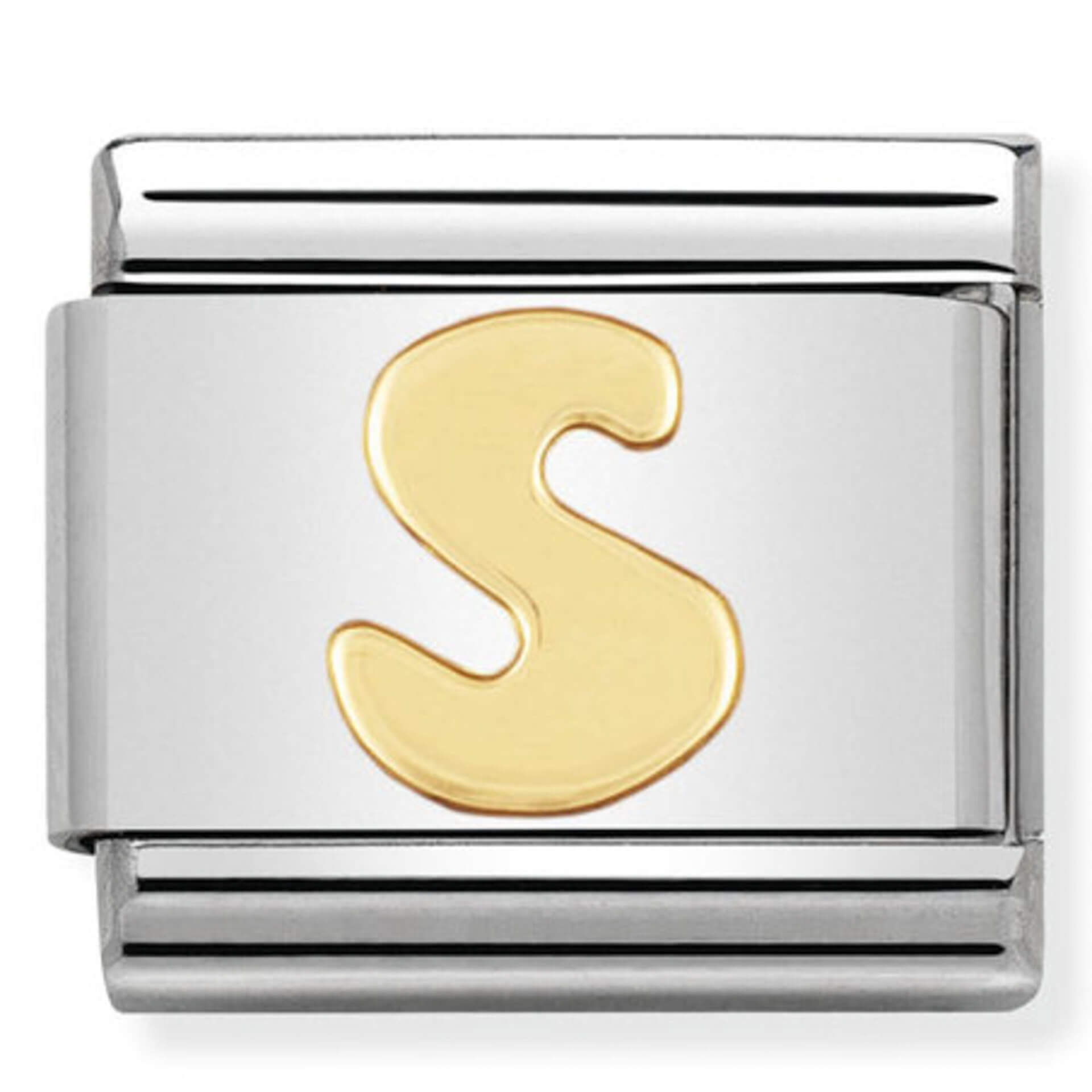 Nomination Gold Letter S