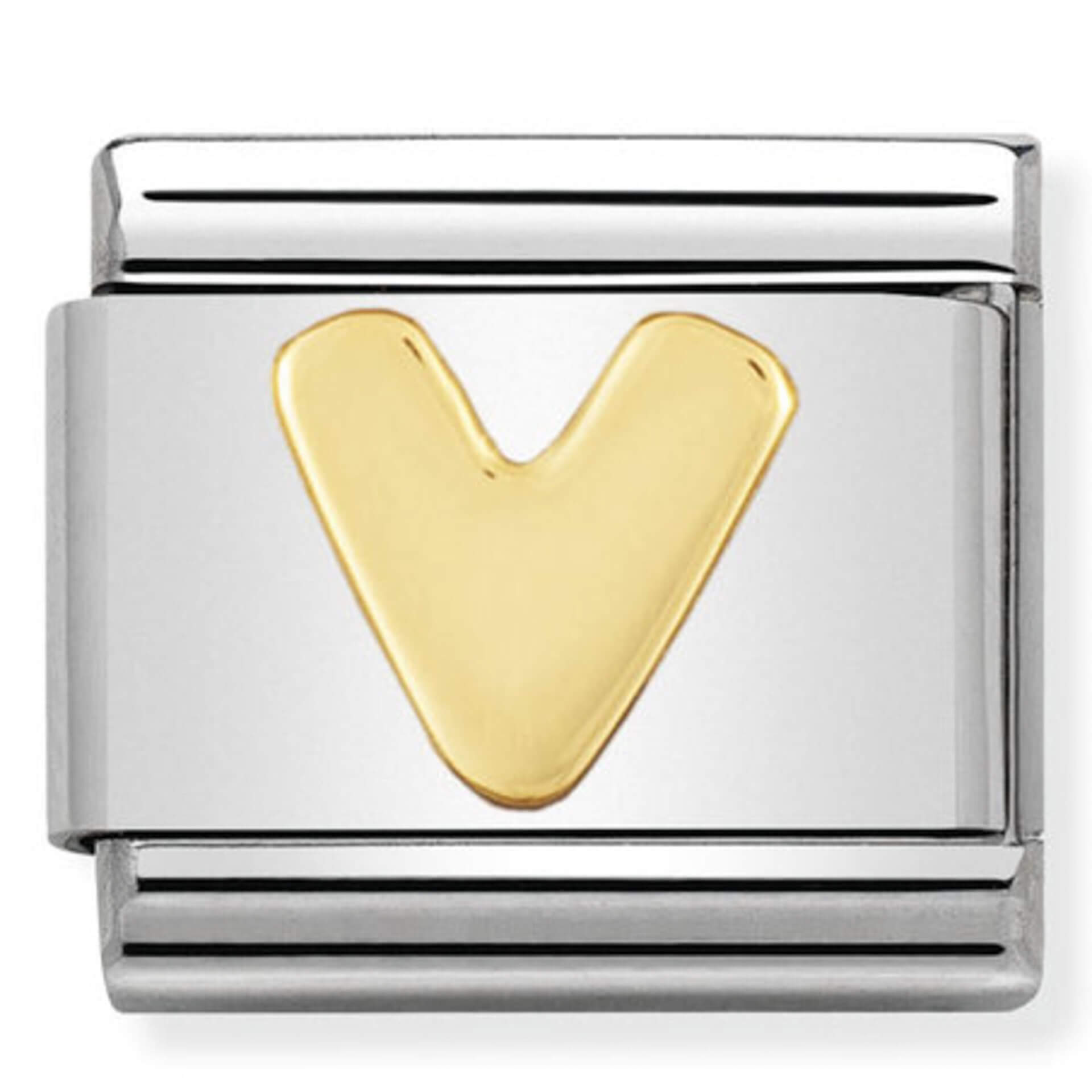 Nomination Gold Letter V