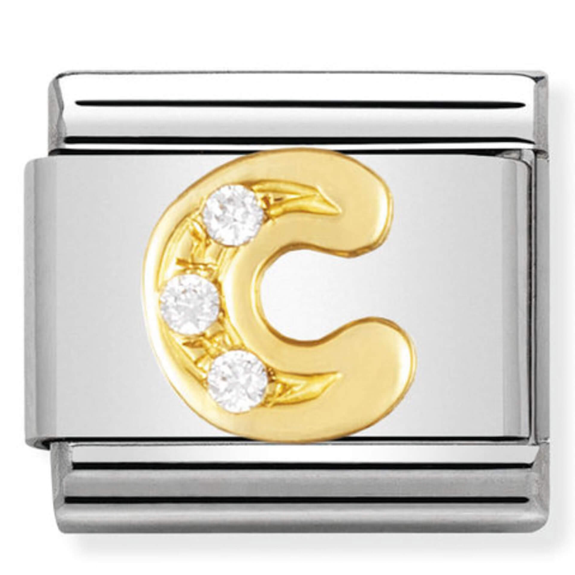 Nomination Gold Letter C