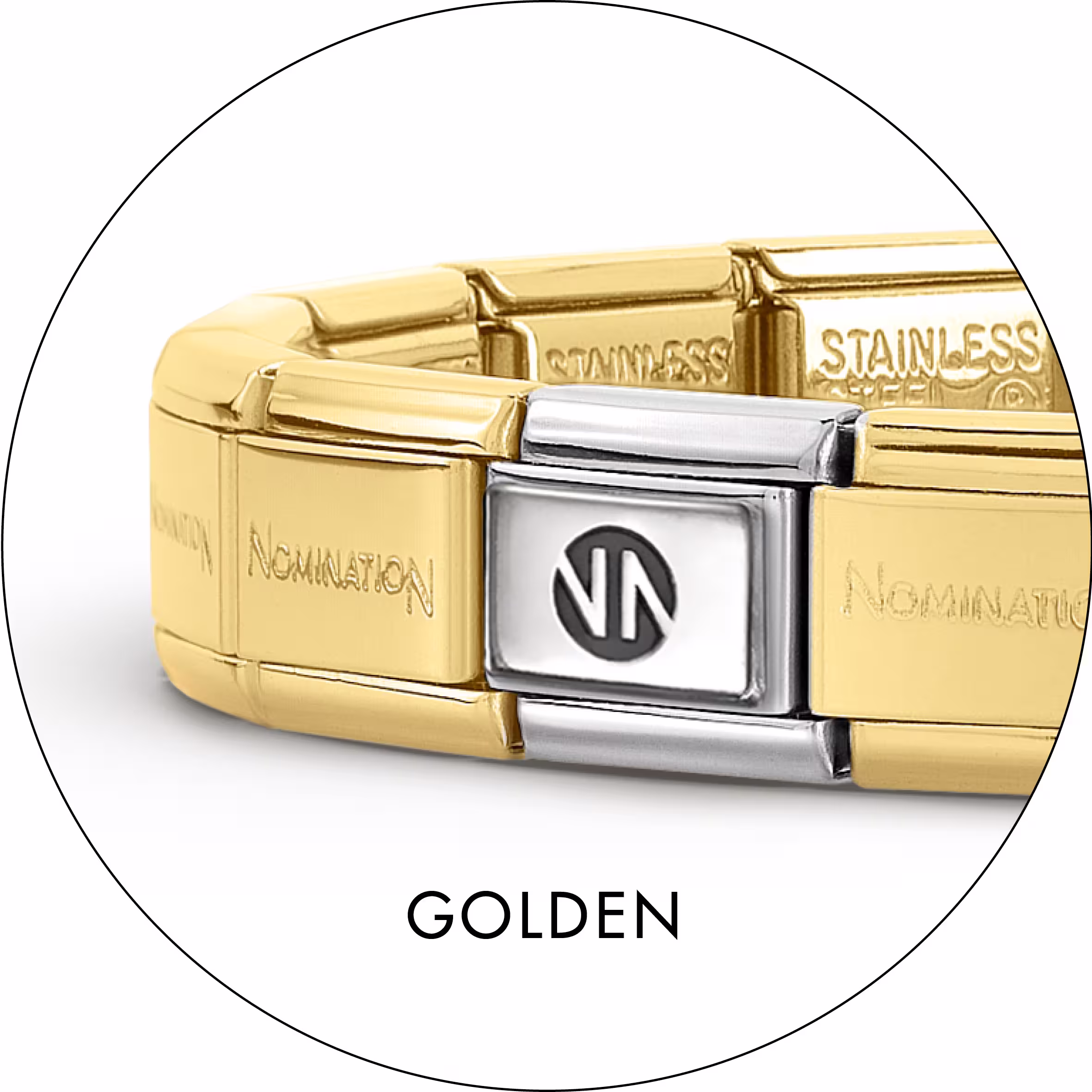 Nomination Gold Plated Stainless Steel Bracelet