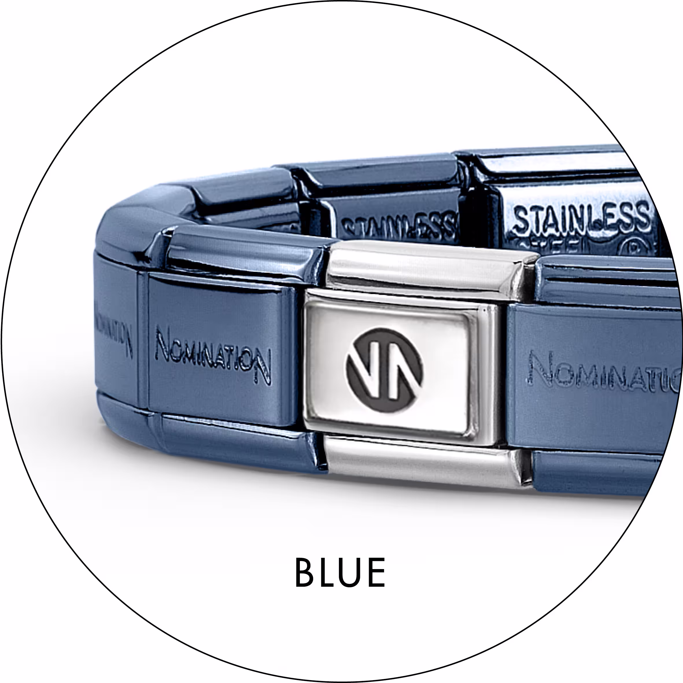 Nomination Blue PVD Plated Stainless Steel Bracelet