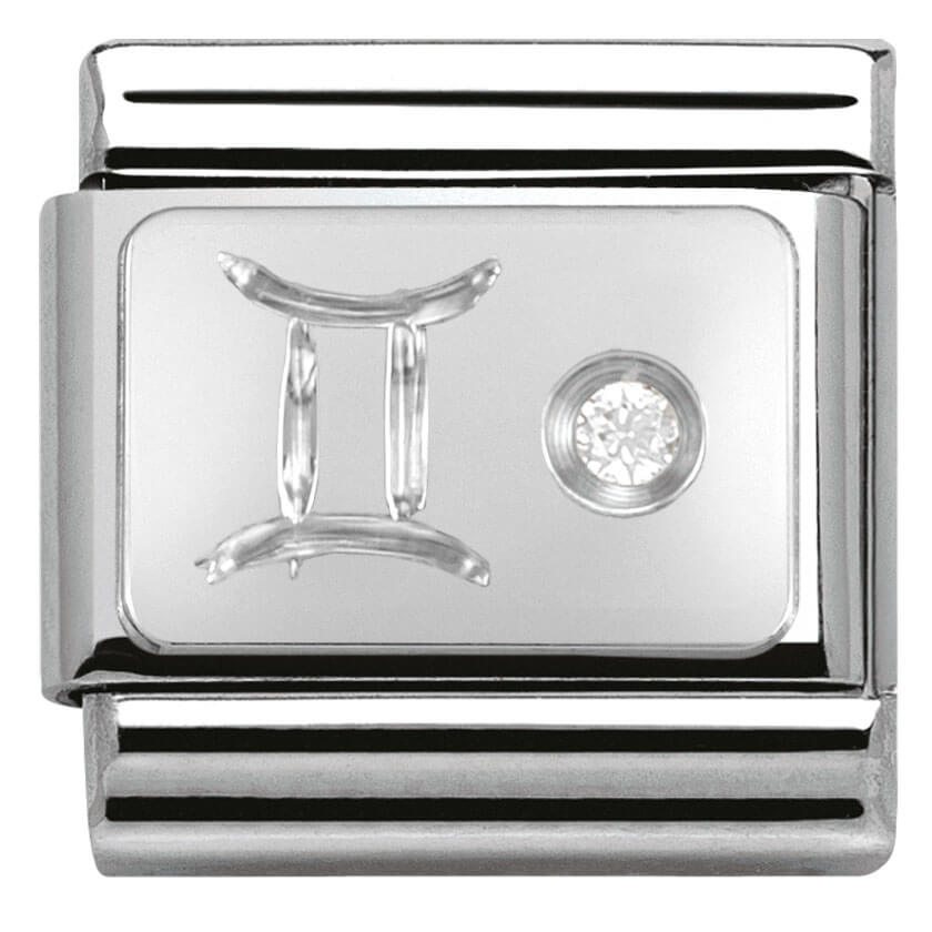 Nomination Silver Gemini Charm