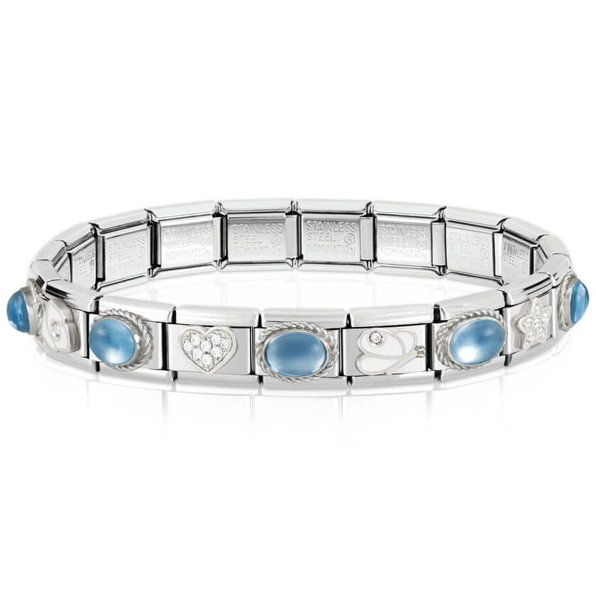 blue nomination bracelet