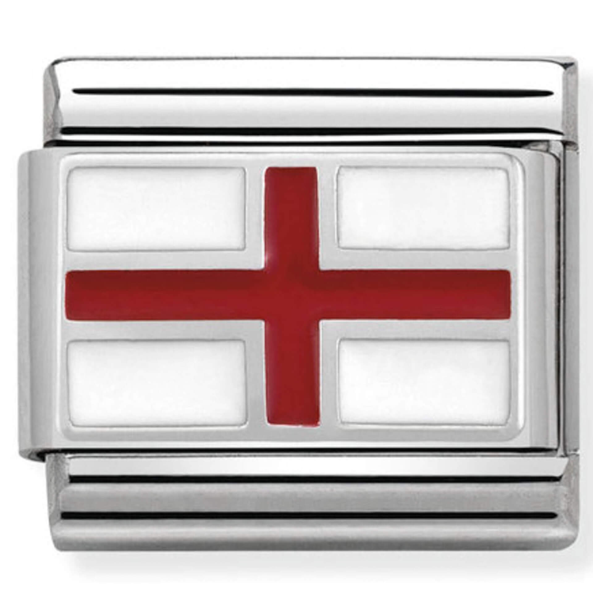 Nomination Silver England Flag Charm