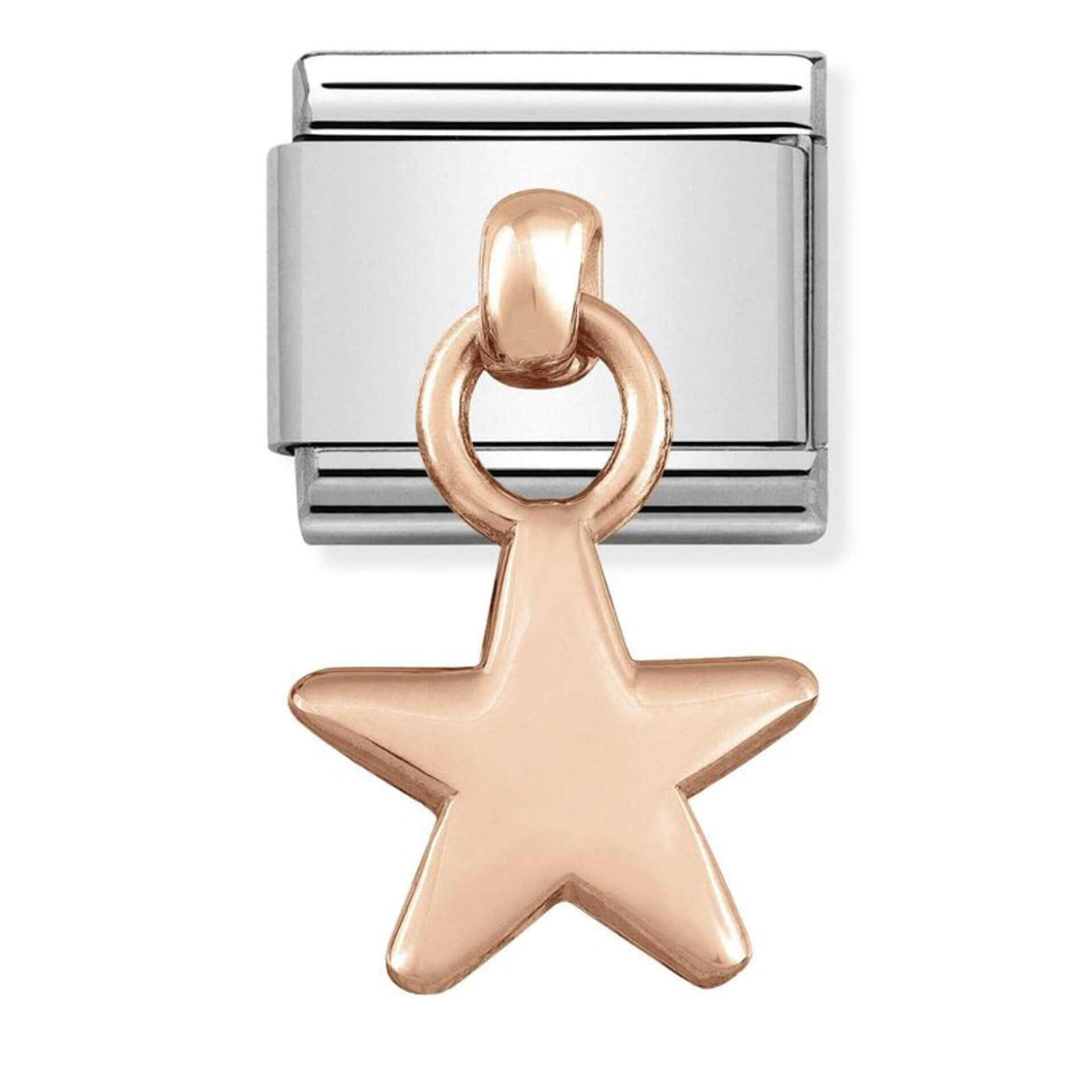 Desfavorable Curiosidad Penetrar Nomination Rose Gold Star Charm - Christopher George Jewellers