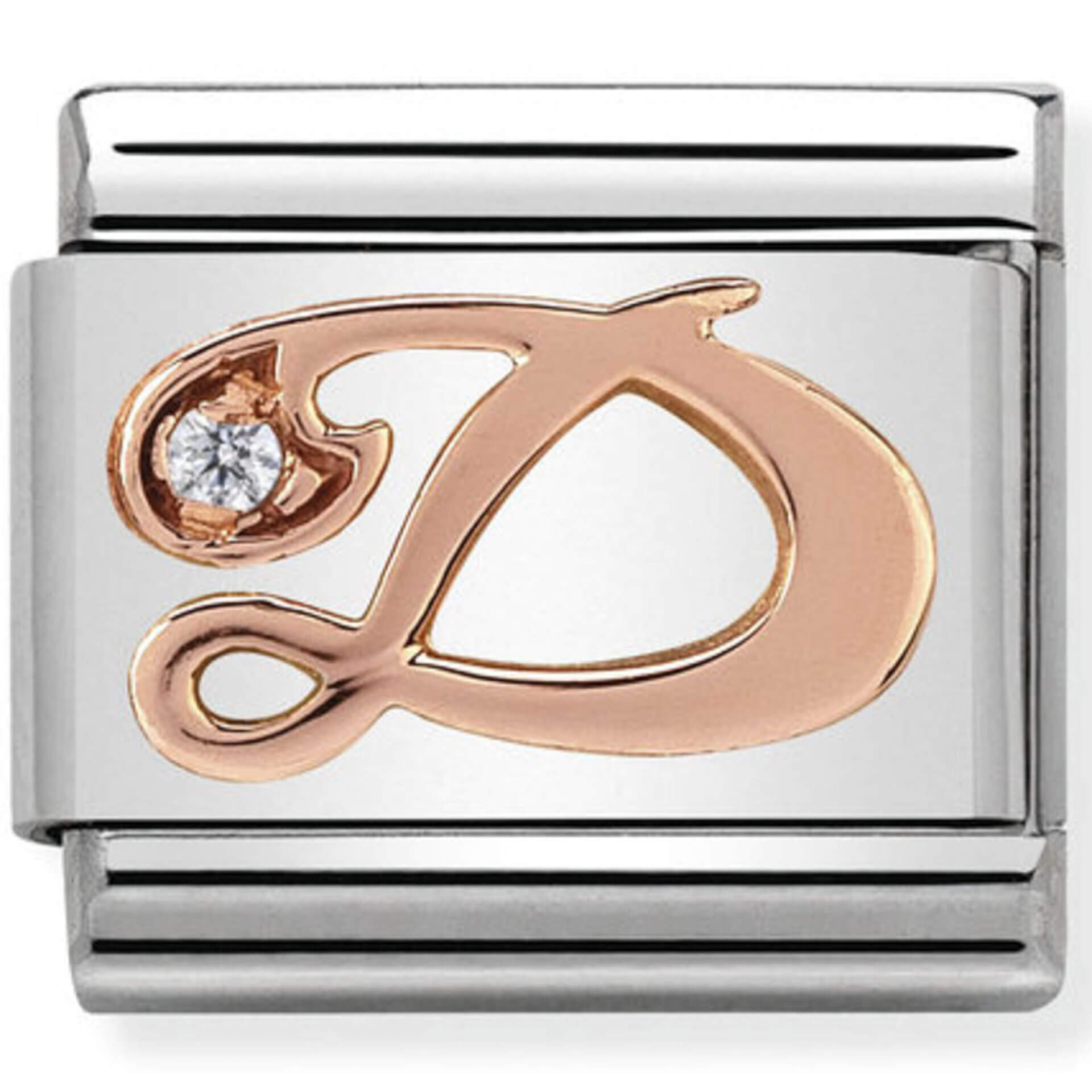 Nomination Rose Gold Letter "A"