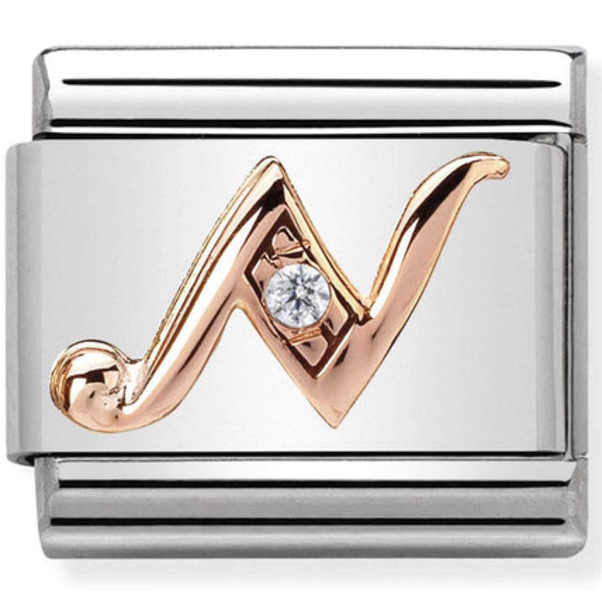 Nomination Rose Gold Letter "A"