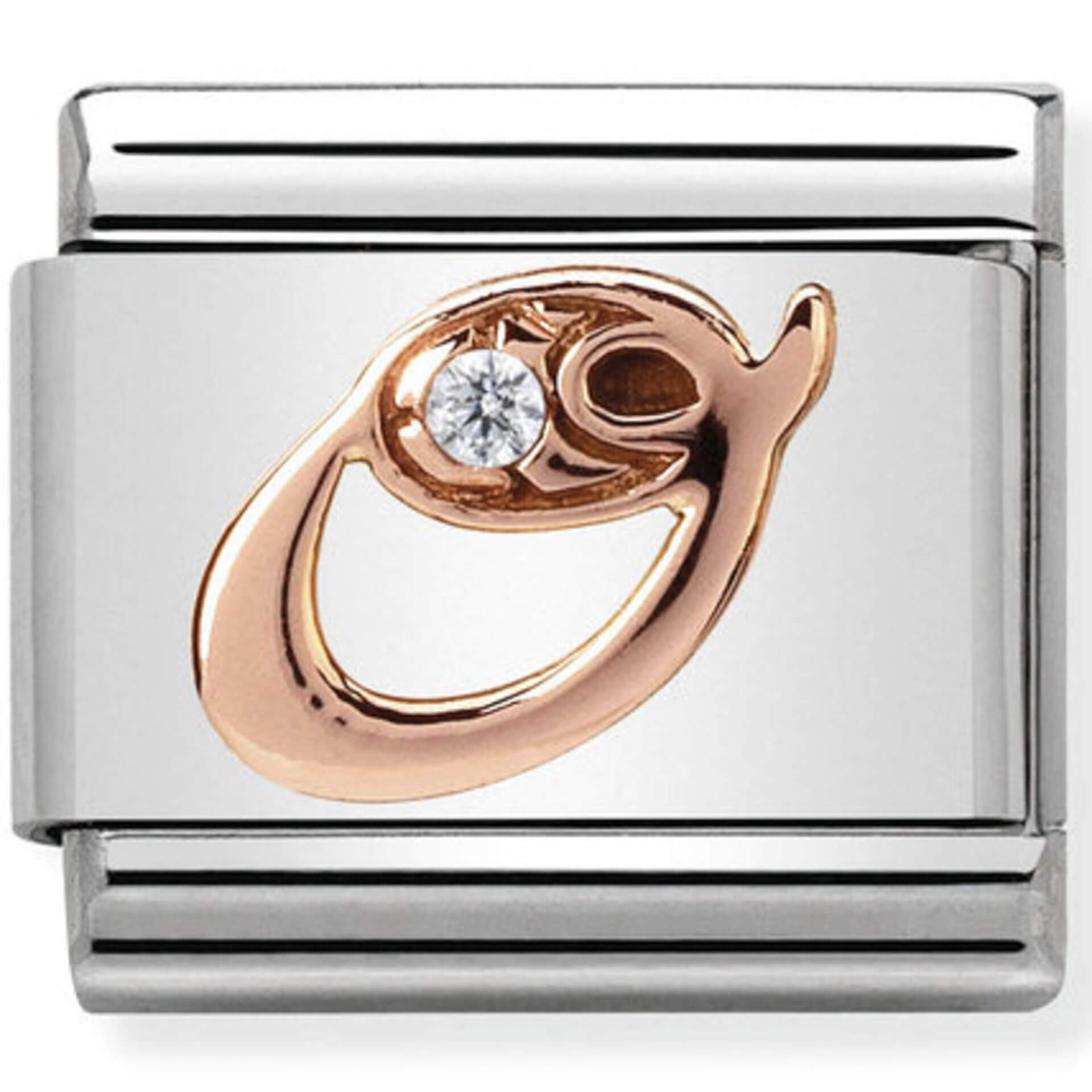 Nomination Rose Gold Letter "A"