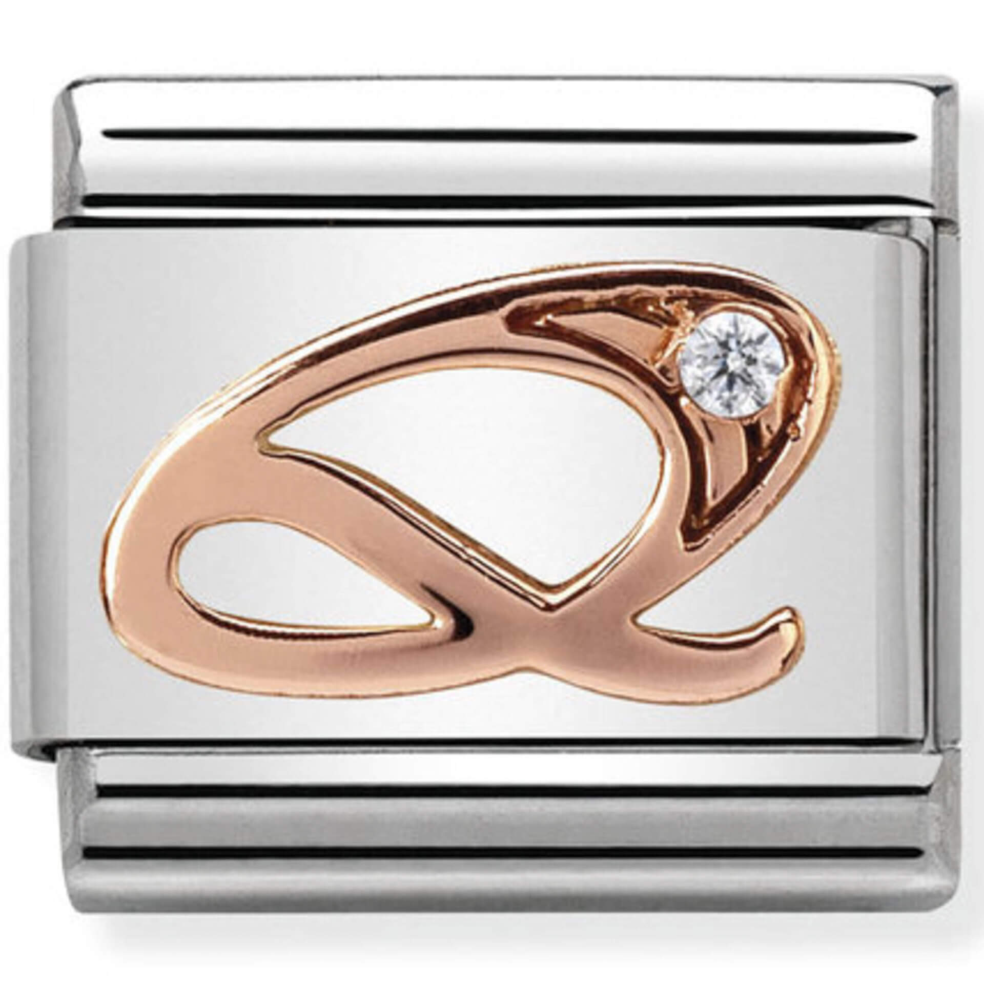 Nomination Rose Gold Letter "A"