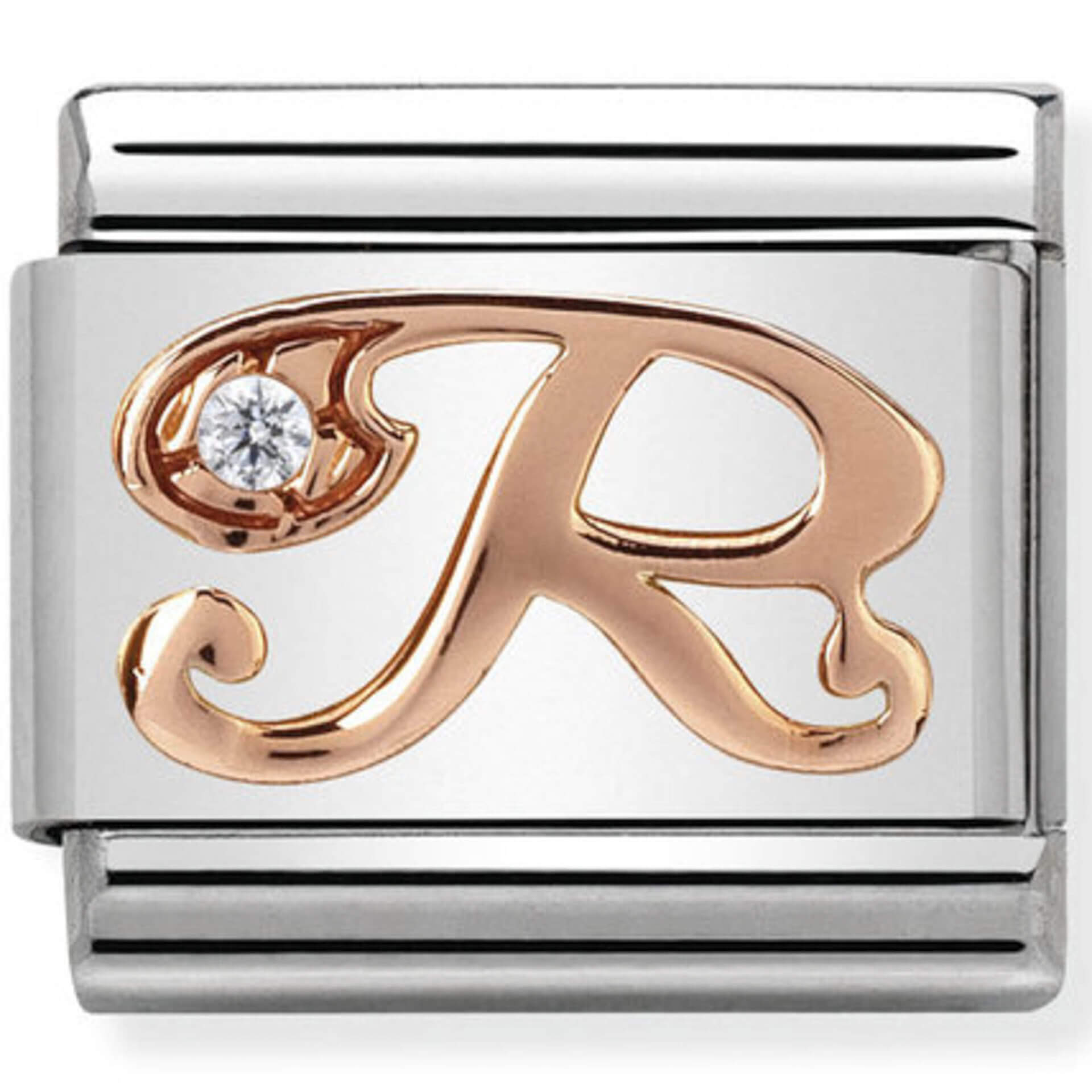 Nomination Rose Gold Letter "A"