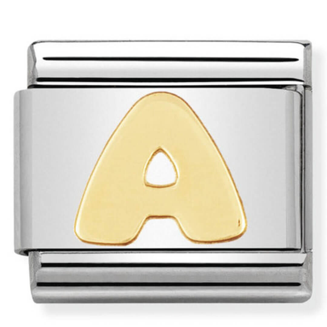 Nomination Gold Letter A