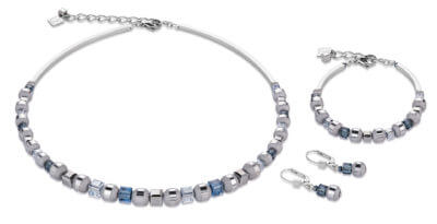 Coeur De Lion Blue Crystal Necklace