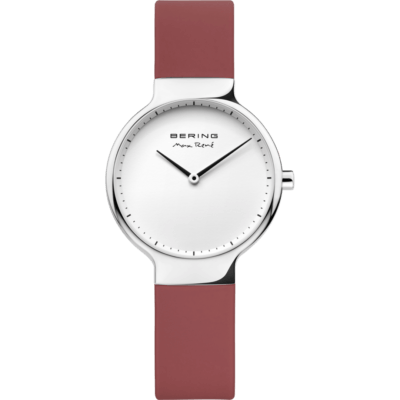 Bering Women's Max René White Classic & Red Silicone