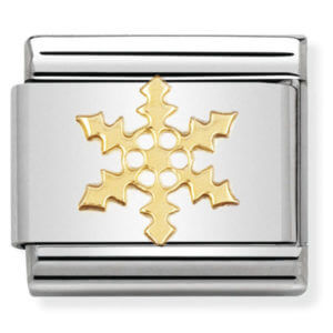 Nomination Gold Snowflake