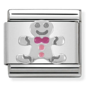 Nomination Silver Gingerbread Man