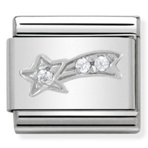Nomination Silver Star with Snowflake