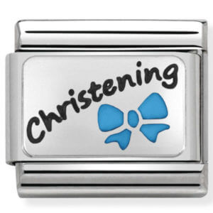 Nomination Silver Light Blue Christening