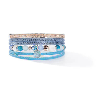 Coeur De Lion Turquoise-Blue Crystal Bracelet