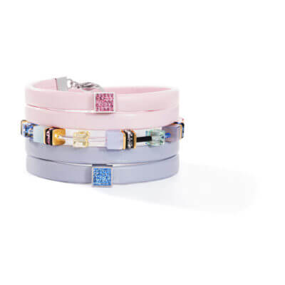 Coeur De Lion Multicolour Romance Geo Cube Bracelet
