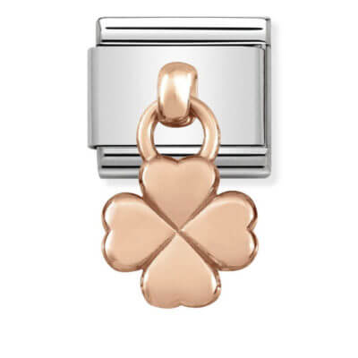 Nomination Rose Gold Four-Leaf Clover