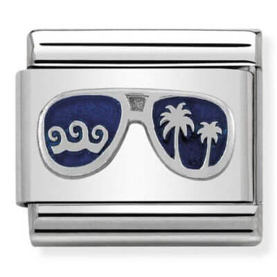 Nomination Silver Blue Miami Sunglasses