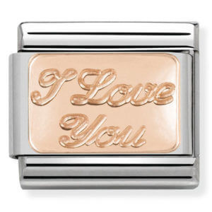 Nomination Rose Gold I Love You