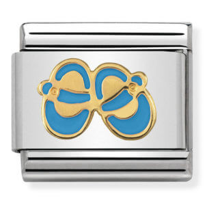 Nomination Gold Light Blue Shoes