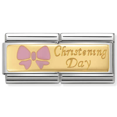 Nomination Gold Christening Day Pink