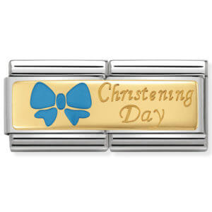 Nomination Gold Christening Day Light Blue