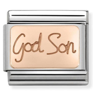 Nomination Rose Gold God Son