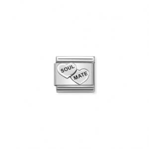 Nomination Silver SOUL MATE hearts