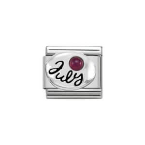 Nomination Silver February Amethyst Charm