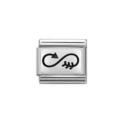 Nomination Infinity Arrow Charm