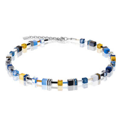 Couer De Lion Blue-yellow Necklace
