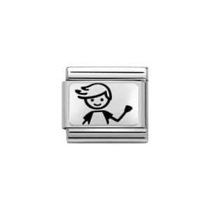 Nomination Silver Little Boy Charm