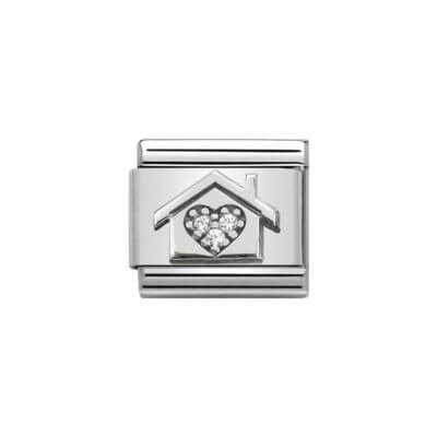 Nomination house with heart charm