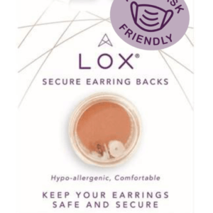 LOX Secure Earring Backs 2 Packs - Silver Colour