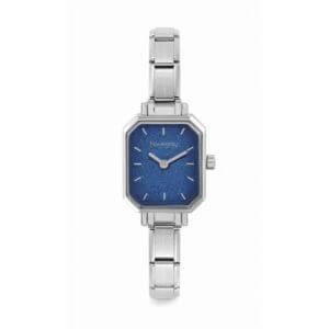 Nomination Classic Stainless Steel Watch with Blue Glitter Dial
