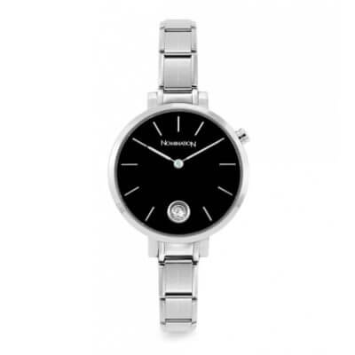 Nomination Classic Stainless Steel Watch With Black Dial