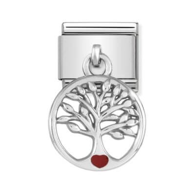 Nomination Classic Silver Tree of Life Drop Charm