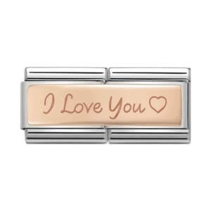 Nomination Rose Gold Mother's Day Charm With CZ