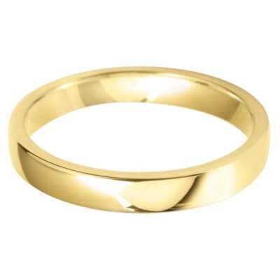 Classic Court Wedding Band - Yellow 6mm