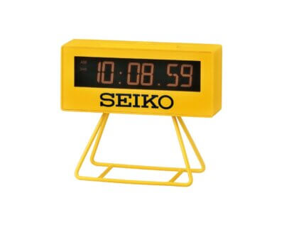 Seiko Digital LCD Clock - Yellow QHL062Y