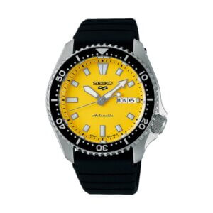Seiko 5 Sports SKX Redux in Ki-iro Yellow SRPL87K1