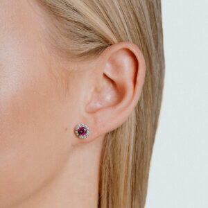 Diamonfire Oval and Round Zirconia Y Drop Necklace