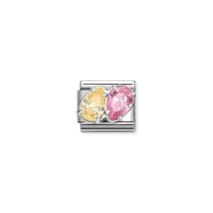Nomination YELLOW-PINK double drops