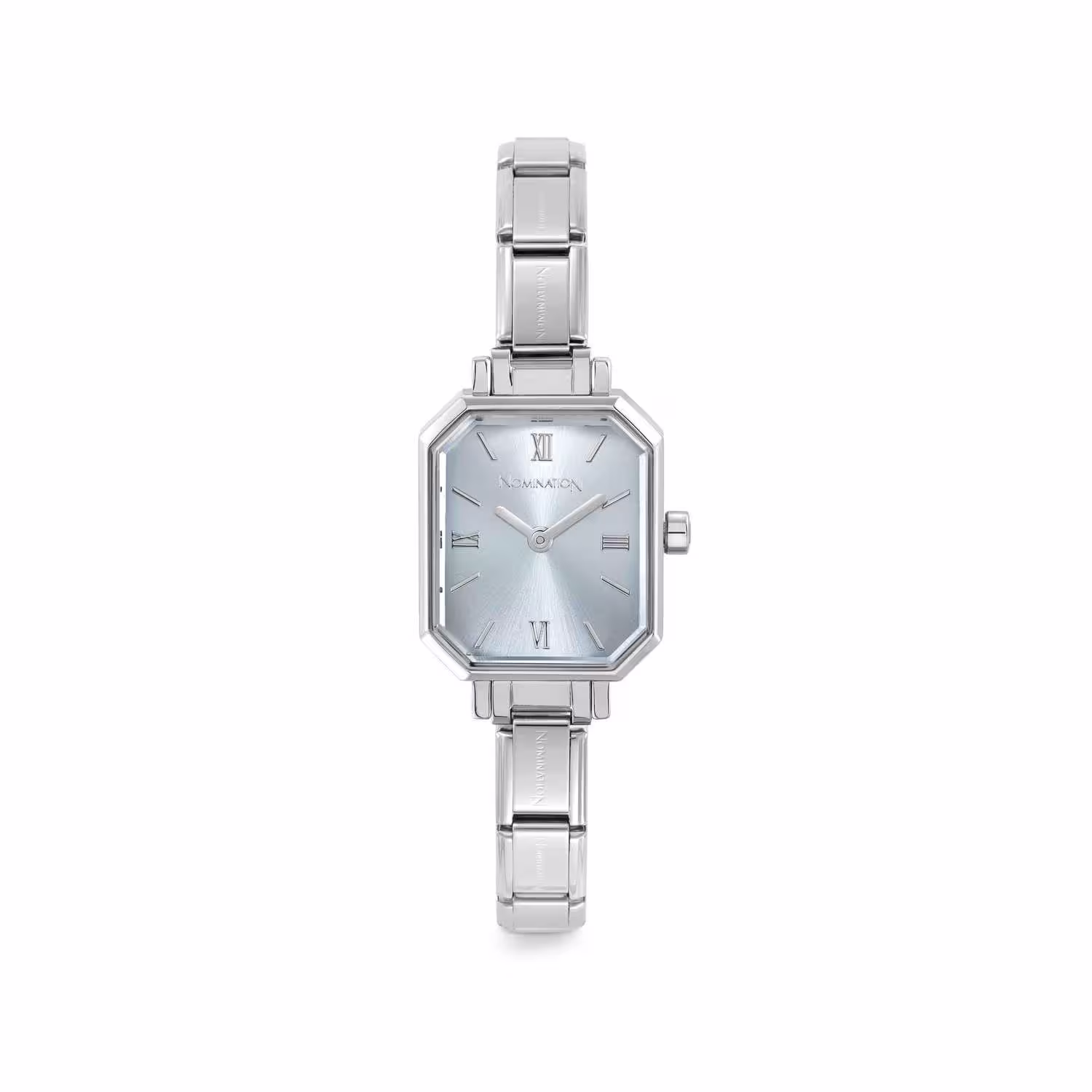 Nomination Classic Stainless Steel Time Watch, Sunray Sky Blue 076037/015